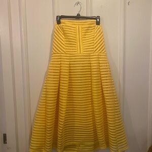 Elegant Yellow Women's dress